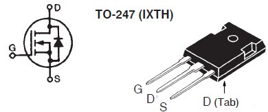 IXTH12N140, Стандартный N-канальный силовой MOSFET